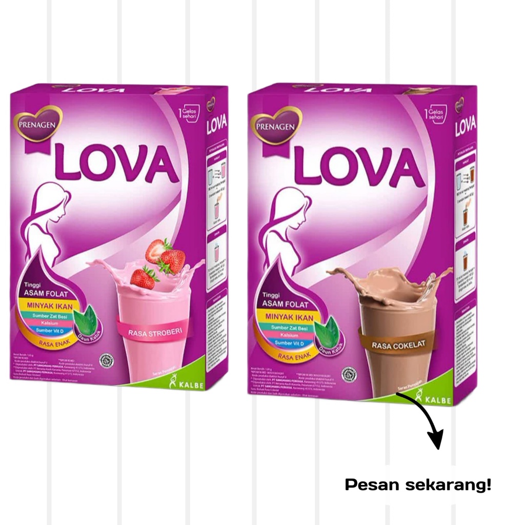 PRENAGEN LOVA RASA COKELAT / STRAWBERRY (120 GR)