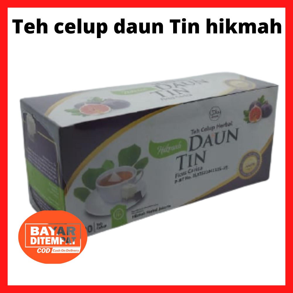 

Teh Celup Daun Tin Hikmah Isi 20 Kantong