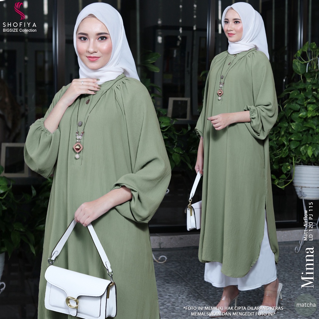 22 AGUSTUS - MINNA LONG TUNIK ORIGINAL BRAND BY SHOFIYA