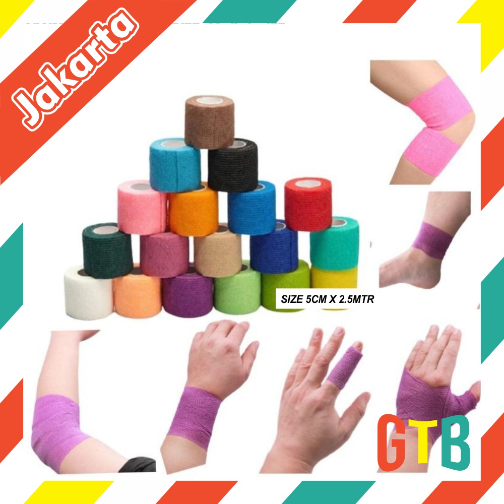 ❤️GTB❤️ Finger Tape / Wrist Tape / KINSupport Olahraga Mencegah Cidera Otot pada jari Untuk Semua Olahraga R620