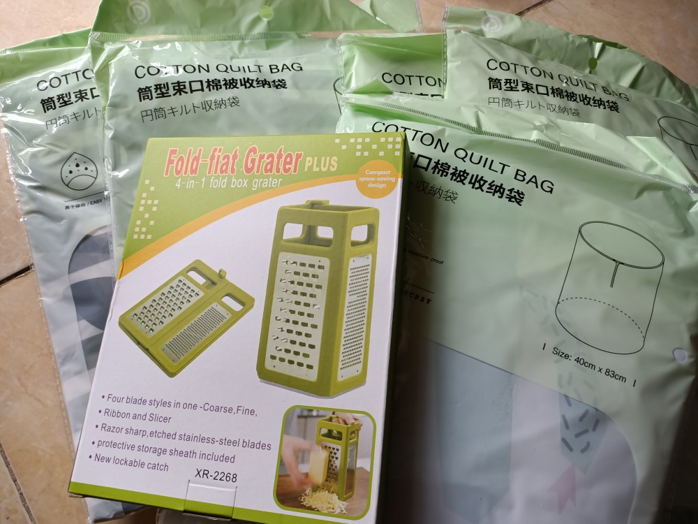 Fold Fiat Grater Foldable Nicer Dicer Parutan Pengiris 4in1 Xr2268