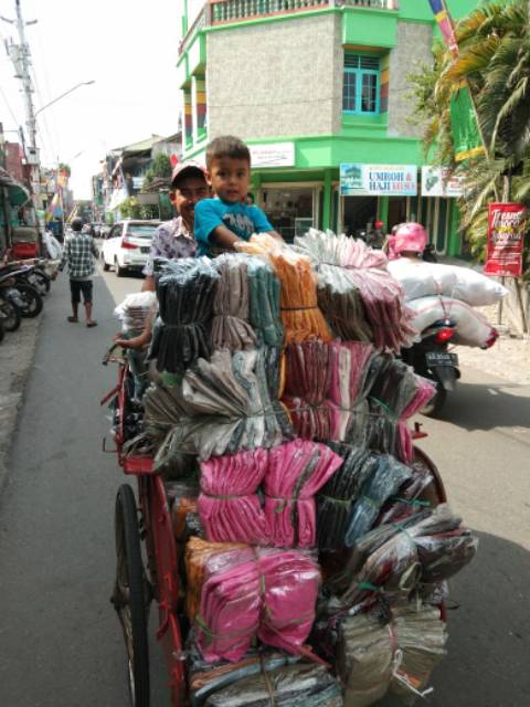 SETELAN KEMEJA MONALISA MOTIF&quot;SUNRISE PINK&quot;DAN CELANA BAGGY PANTS☺