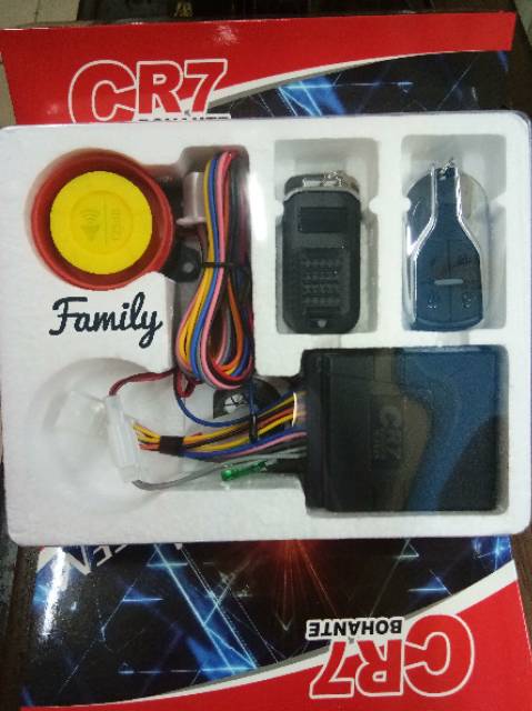 Alarm Remote Motor Cr7 / Gembok Motor dan Mobil Aerox Nmax Pcx Beat Vixion DLL