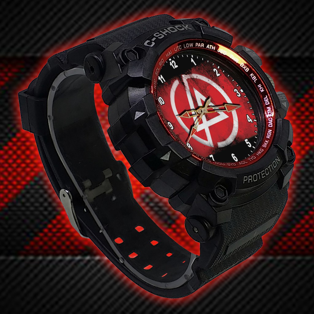 (ISTIMEWA BOSSQUE) JAM TANGAN LINKIN PARK LIST MERAH - EXCLUSIVE 2