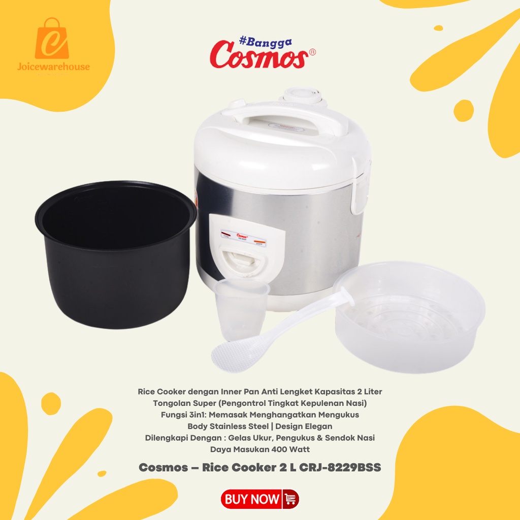 Cosmos – Rice Cooker 2 L CRJ-8229BSS