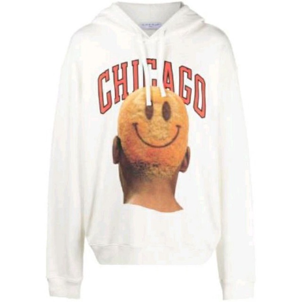 Hoodie Jumper Dewasa Unisex CHICAGO HEAD SMILE PRINTING