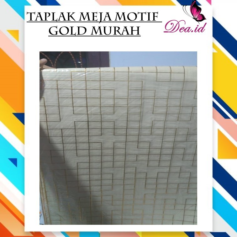 [DEASHOP] TAPLAK MEJA PERSEGI - TAPLAK MEJA PLASTIK PVC - COVER MEJA ANTI AIR &amp; OILPROOF