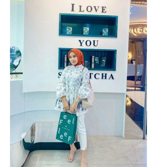 Recomended ATASAN BU TEJO BAJU KERJA WANITA BLOUS BATIK