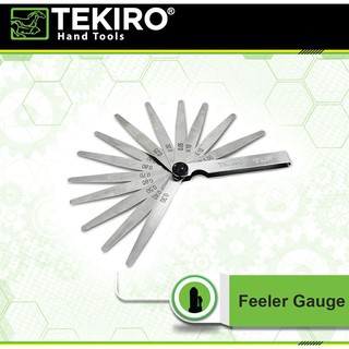 Tekiro Feeler Gauge Kaliper Celah 13 Pc / Fuller 13 Pc / Alat Ukur Celah 13 Pc / Alat Pengukur Ketebalan / Alat Kerenggangan Celah