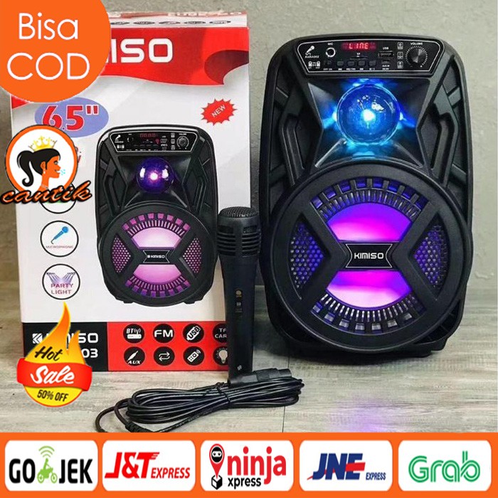 [SUPER BASS] SPEAKER BLUETOOTH UKURAN BESAR 6,5 INCH SUPER BASS / SPEAKER BLUETOOTH KIMISO 6,5INCH