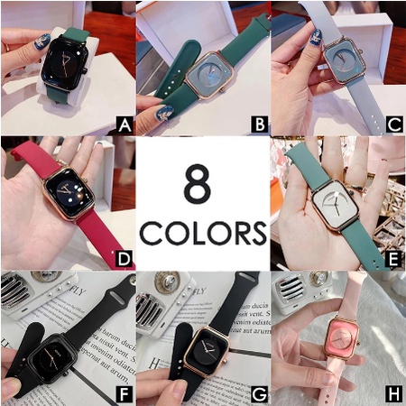 Ready【100% Ori】COD 【quality goods】GUOU Waterproof Women's Watch Wanita Jelly menonton tali karet wanita menonton Korea menonton fashion women's Watch