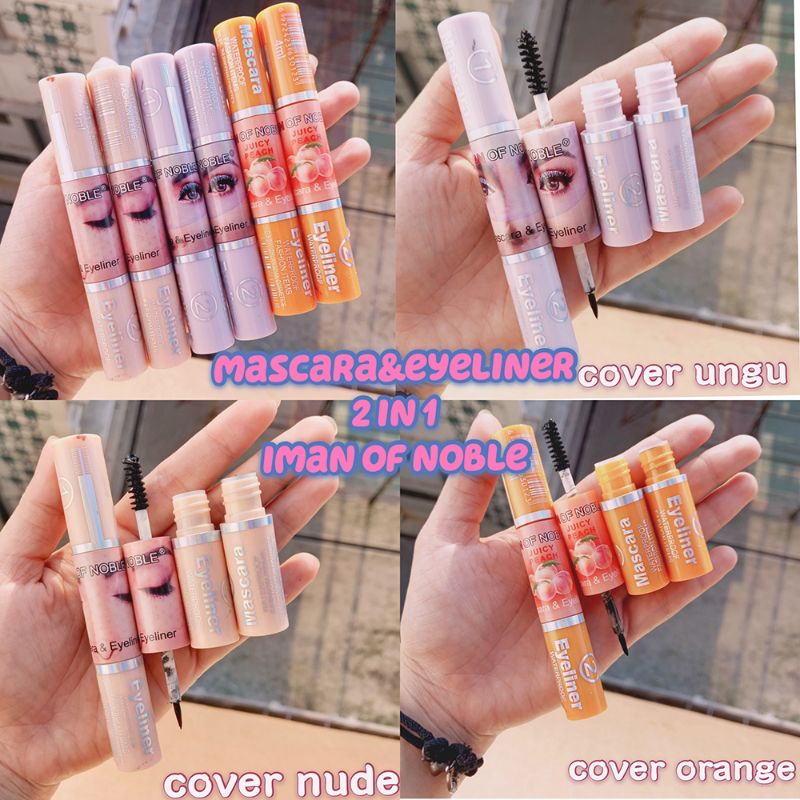 PROMO!!!MASCARA&amp;EYELINER 2 IN 1 IMAN OF NOBLE