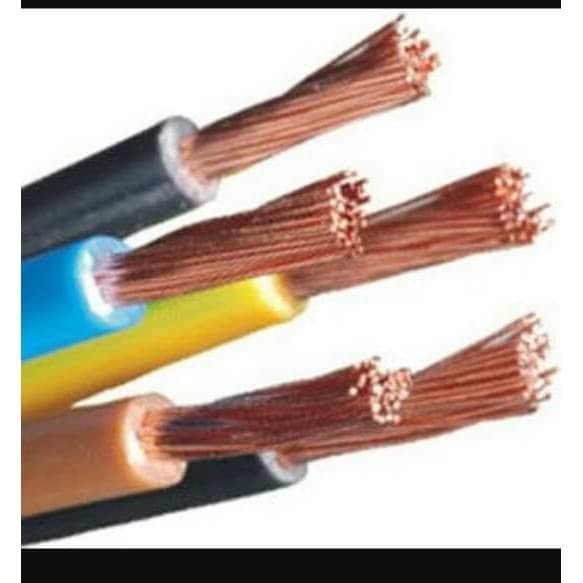 Kabel Listrik Serabut Nyaf 4 Mm Per Meter - Kuning