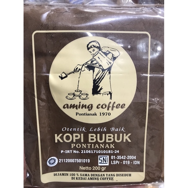 

Kopi Bubuk AMING Pontianak 100gr/200gr/500gr - Coffee Robusta Aming Coffee