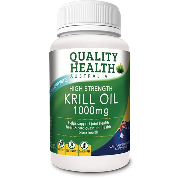 Quality Health Australia High Strength Krill Oil 1000mg - 60caps