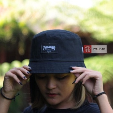 BUCKET HAT THRASHER TOPI BUCKET PRIA WANITA DISTRO ORIGINAL