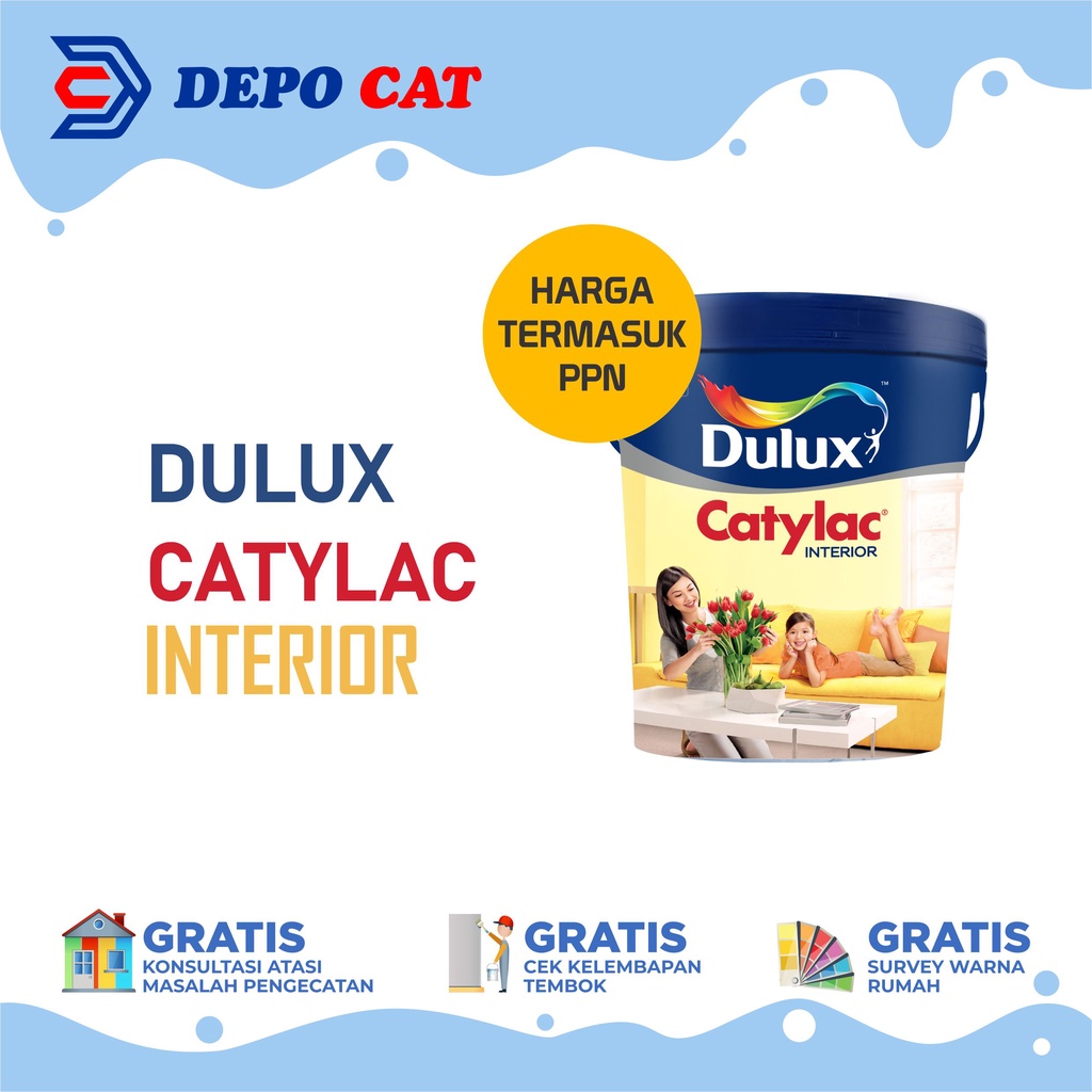 Cat Tembok Interior Dulux Catylac Interior 25Kg