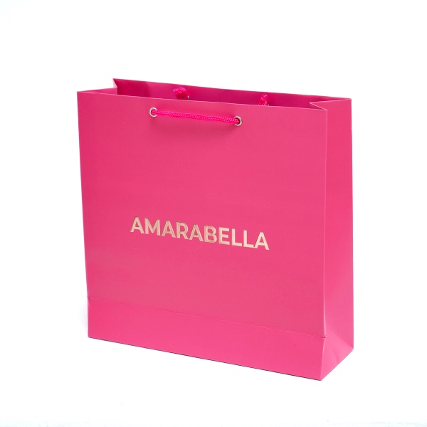 

Amarabella - Premium Pink Paper Bag