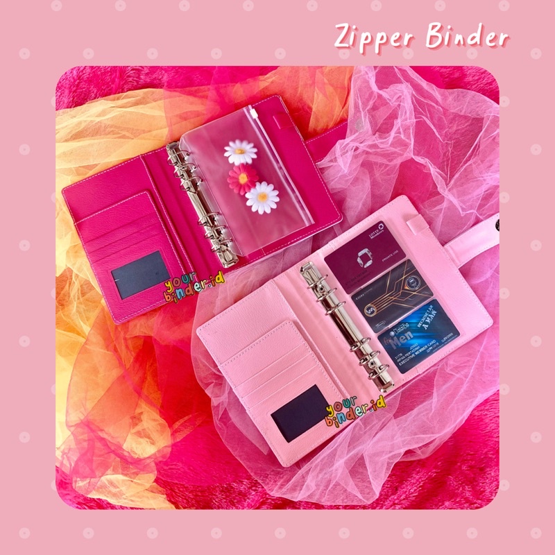 Zipper Binder 6ring - A6 Cardbag PhotoCard Binder Ready
