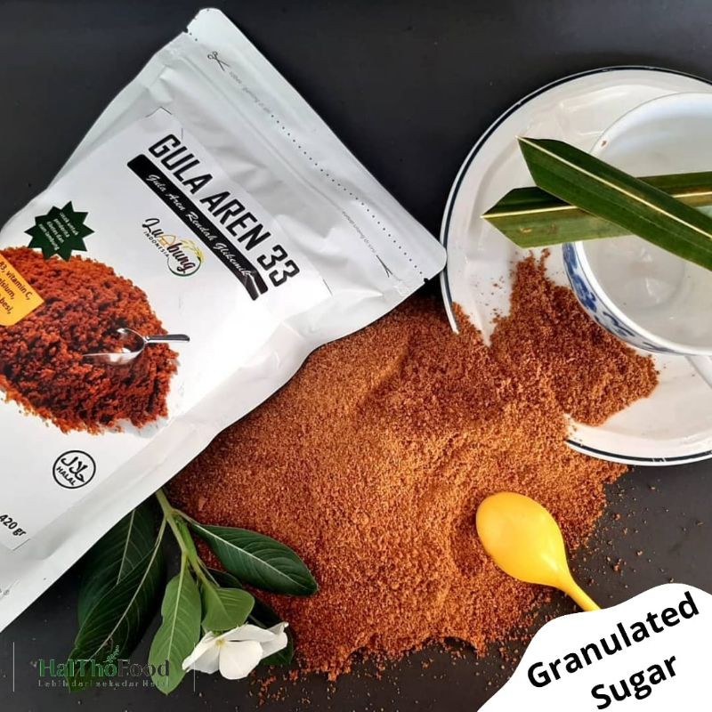 

gula aren granule100% asli 1 kg (nira aren bukan nira kelapa)