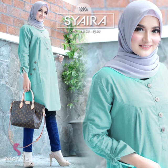 SYAIRA TUNIK SYAIRA BLOUSE SYAIRA HANA ORI SHOFIYA HANA 2 TUNIK HANA 2