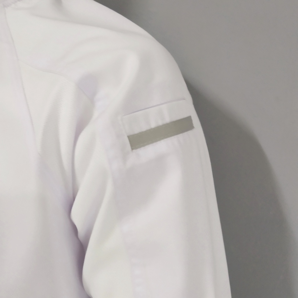 Chef Wear Baju Koki Putih Komb Net