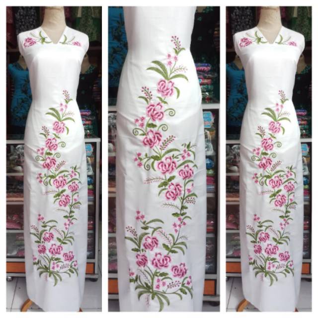 Gamis bordir suji bukittinggi