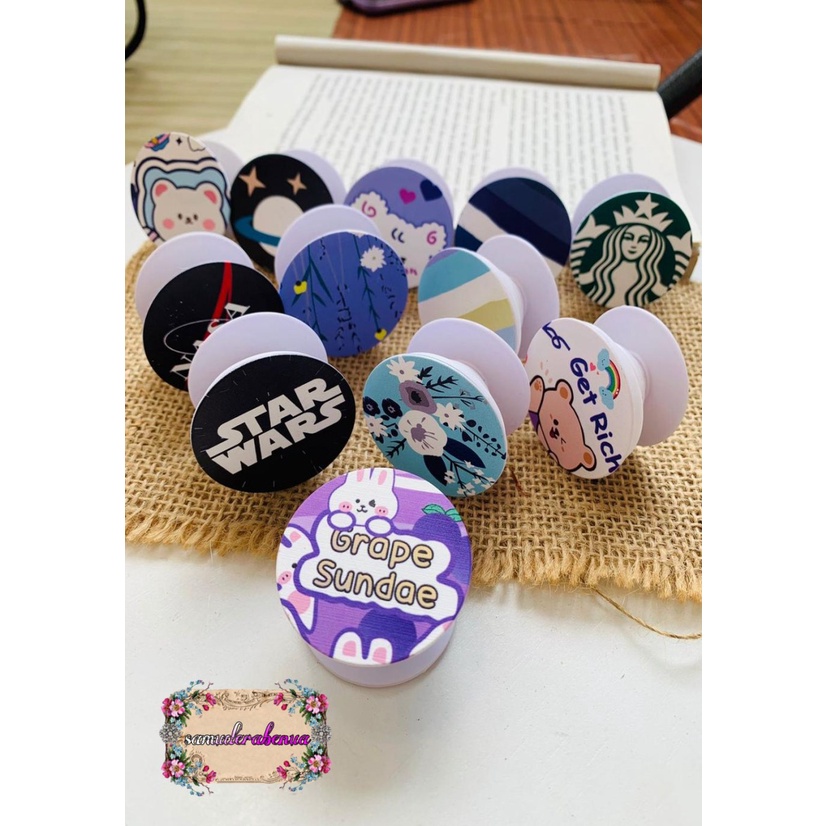 Popsocket karakter POP SOCKET stand hp phone stand holder karakter lucu SB1295