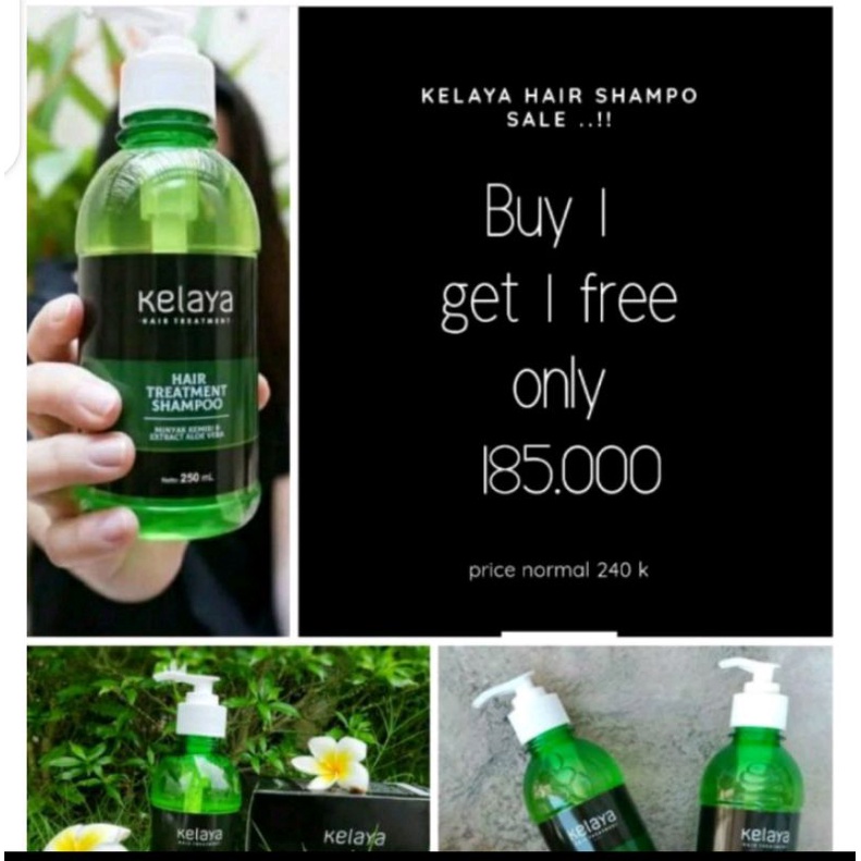 KELAYA SHAMPOO HAIR TREATMENT/PROMO BELI 2/SHAMPO ANTI RONTOK SHAMPOO RAMBUT RONTOK-3