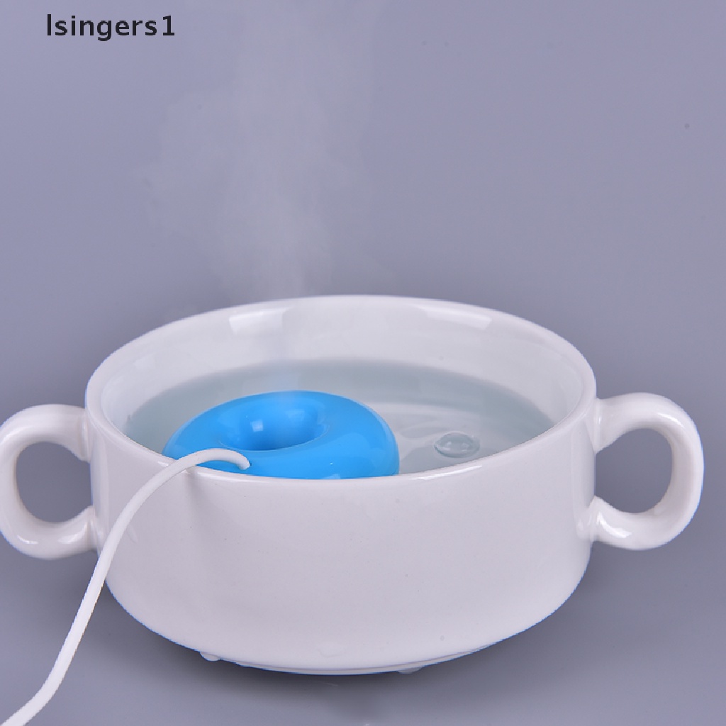 (lsingers1) 1pc Humidifier / Purifier / Diffuser Aroma Terapi Mini Portable USB Bentuk Donat