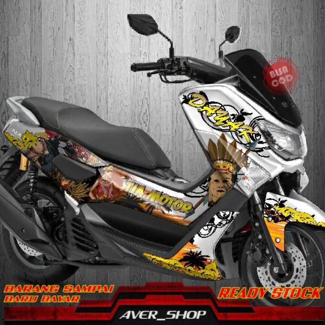 Decal nmax old full body Striping motor nmax 155 variasi Sticker motor Stiker nmax old 155 full body