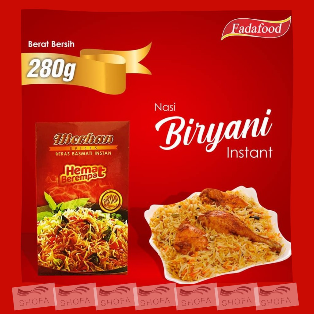 

Merhan Biryani Hemat Berempat 280 gr