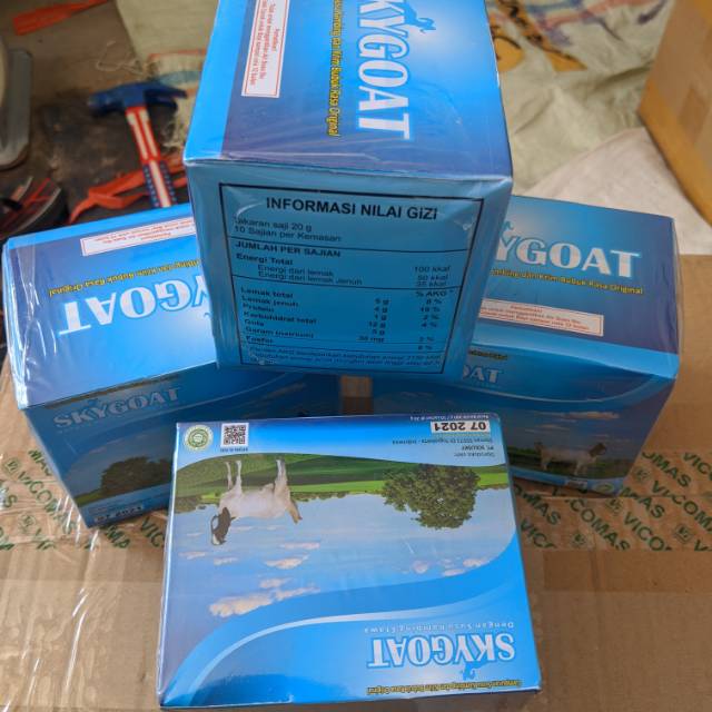 

susu bubuk skygoatt-susu kambing etawa-original 100% asli