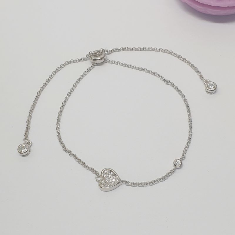 Gelang serut love ASLI SILVER925
