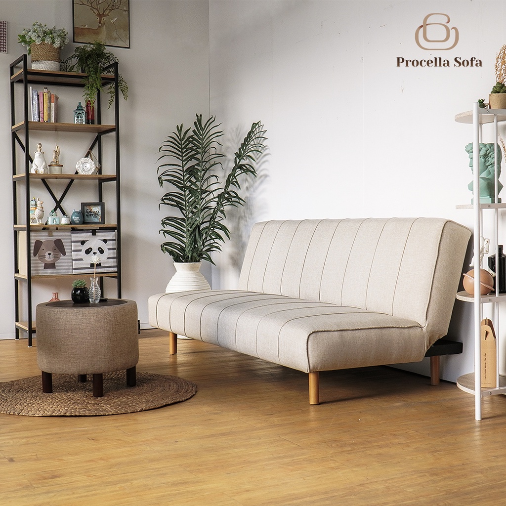 MORE Procella Sofa Bed Chiffon / Sofa Tamu / Sofa Bed Minimalis / Sofa Chiffon / More Furniture