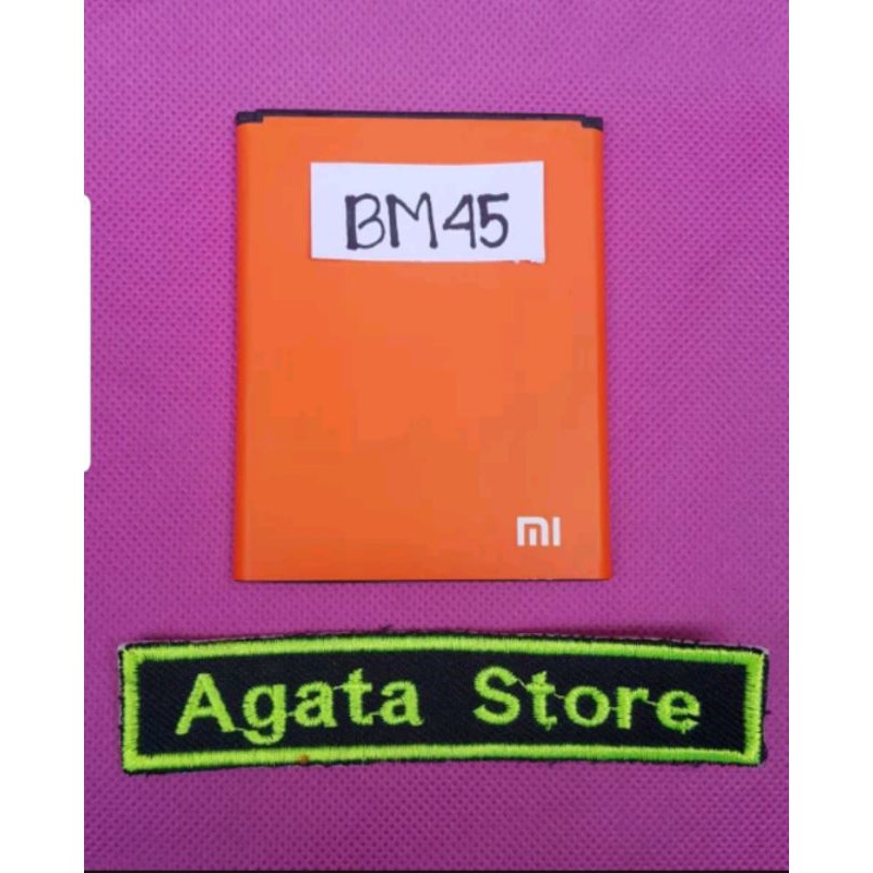Baterai Batre Xiaomi Redmi Note 2 ( BM45 / BM 45 ) Ori new Xiaomi