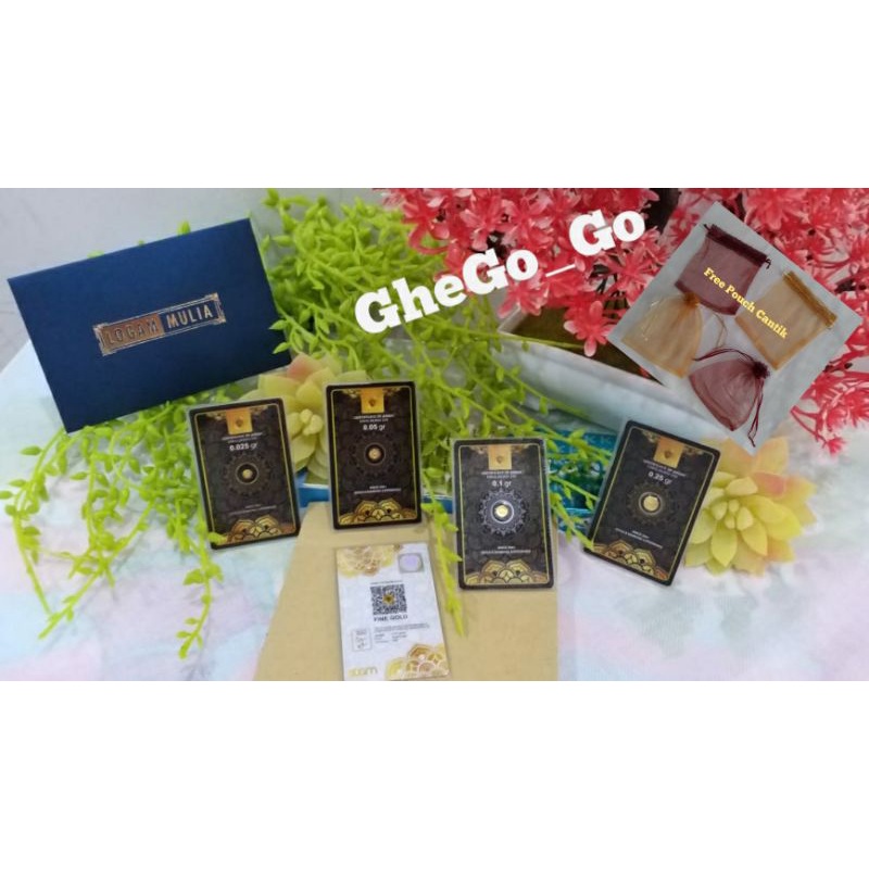 Minigold Mini Gold 0,1 0,25 gr gram Emas Mini 24 karat Logam Mulia LM Black Series