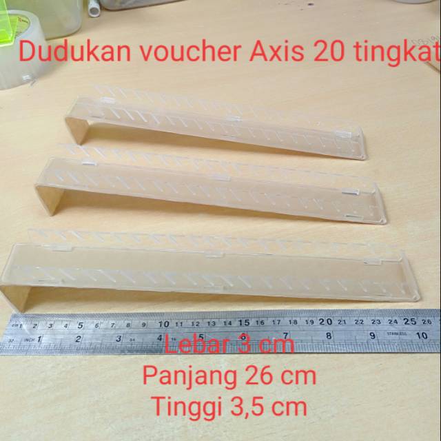 Dudukan voucher Axis 20 tingkat