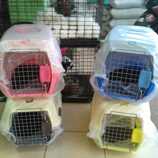 Pet Cargo Kucing Anjing Musang Dayang Ukuran Size S Travel Carrier 086