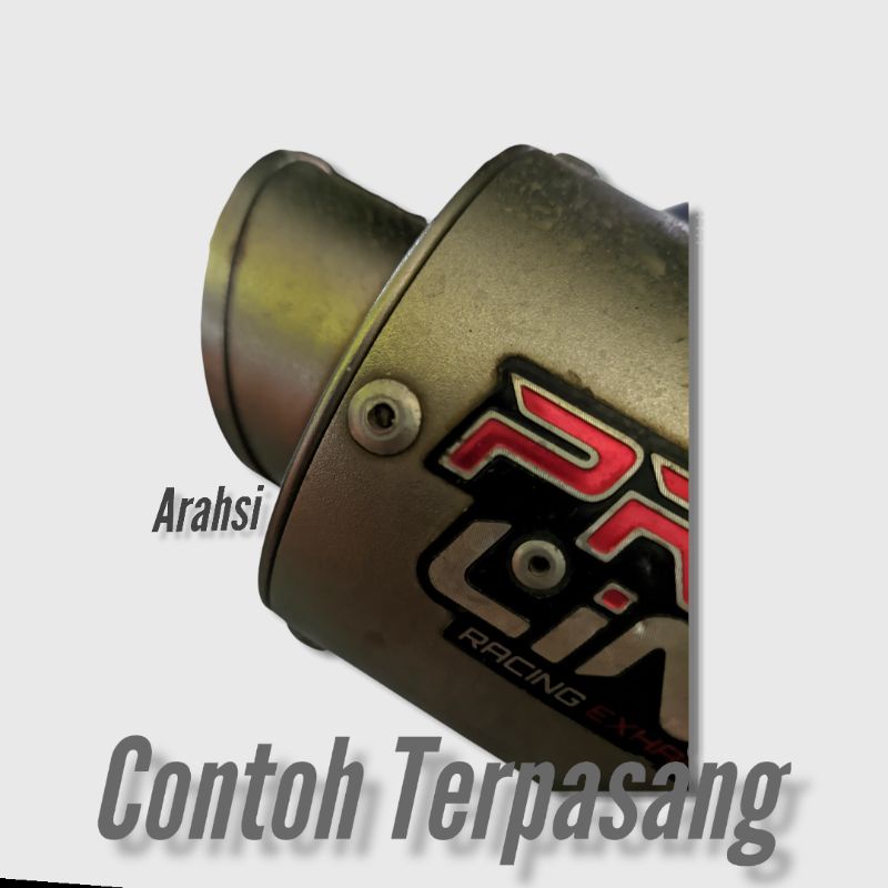 paku rivet ukuran besar untuk knalpot silincer Wrx proliner r9