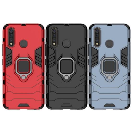 CASE IRON ARMOR + RING REALME C3 2020 CASE IRON ARMOR HARD CASE