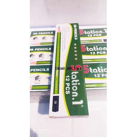 

Pensil 2b/pensil station/pensil murah/pensil kayu/