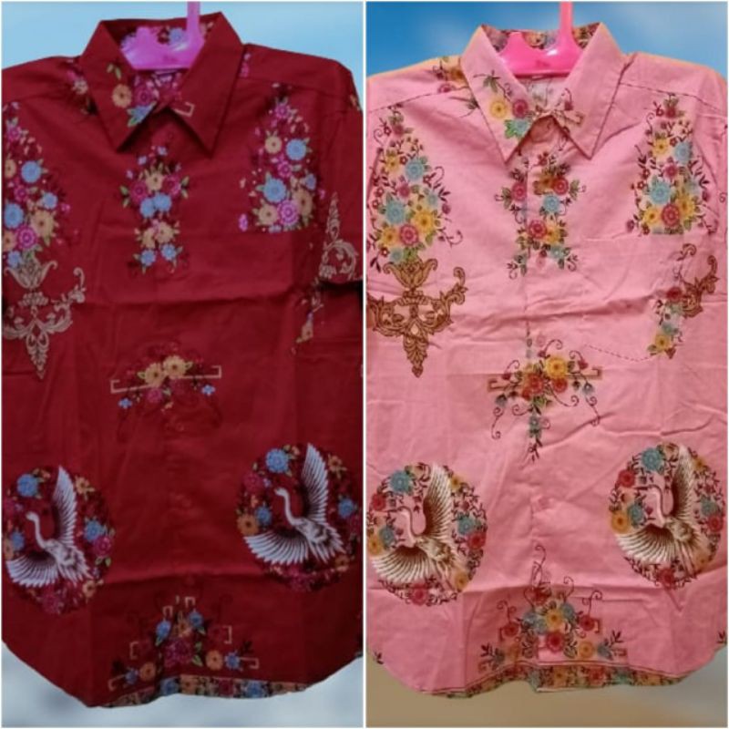 IMLEK SALE Atasan Batik Pria Katun Stretch Lokal