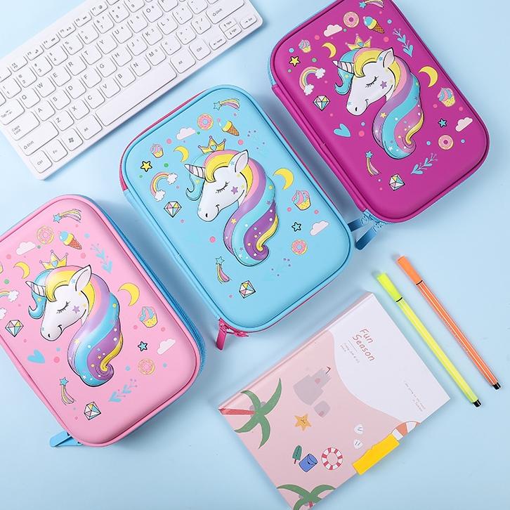 

Special - Kotak Pensil Tempat Pensil Unicorn Mermaid 3D TIMBUL 6D hardunicorn timbul kado ultah anak perempuan keren 한