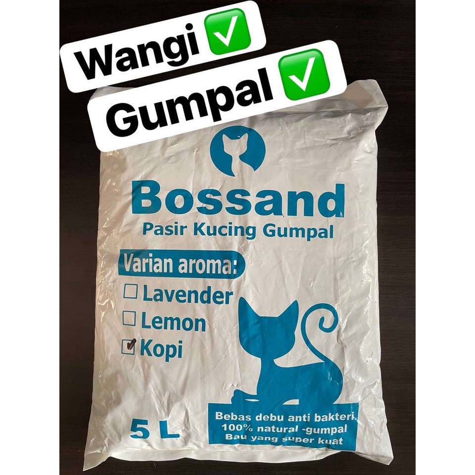 Pasir Kucing Wangi pasir gumpal pasir kucing gumpal