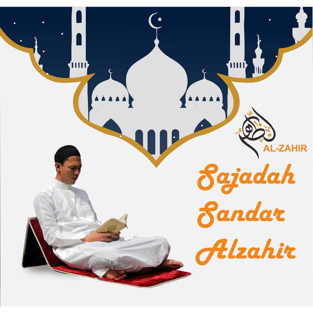 ORIGINAL PREMIUM Sajadah Sandar Al Zahir Sajadah Duduk ORIGINAL PREMIUM Sajadah Sandar Al Zahir Sajadah Duduk