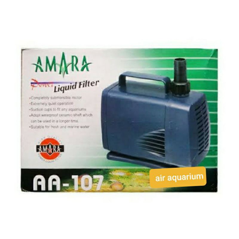 AMARA AA 107 5000 L/H MESIN POMPA AIR KOLAM IKAN CELUP HIDROPONIK  NAIK 5 METER