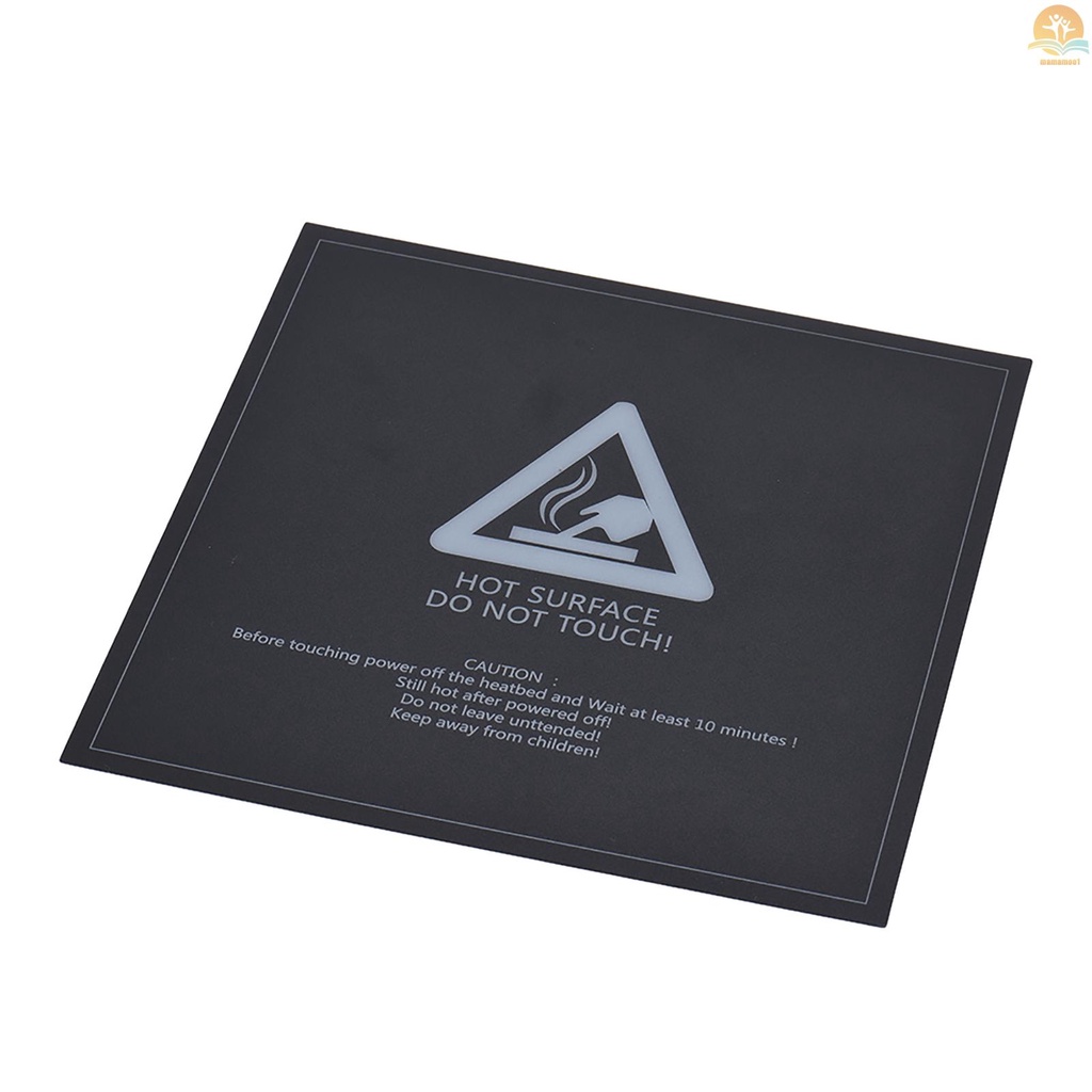 1pc 300 * 300mm Adhesive Heat Bed Tape Sticker Build Surface Cover Square Sheet Black 3D Printer Parts