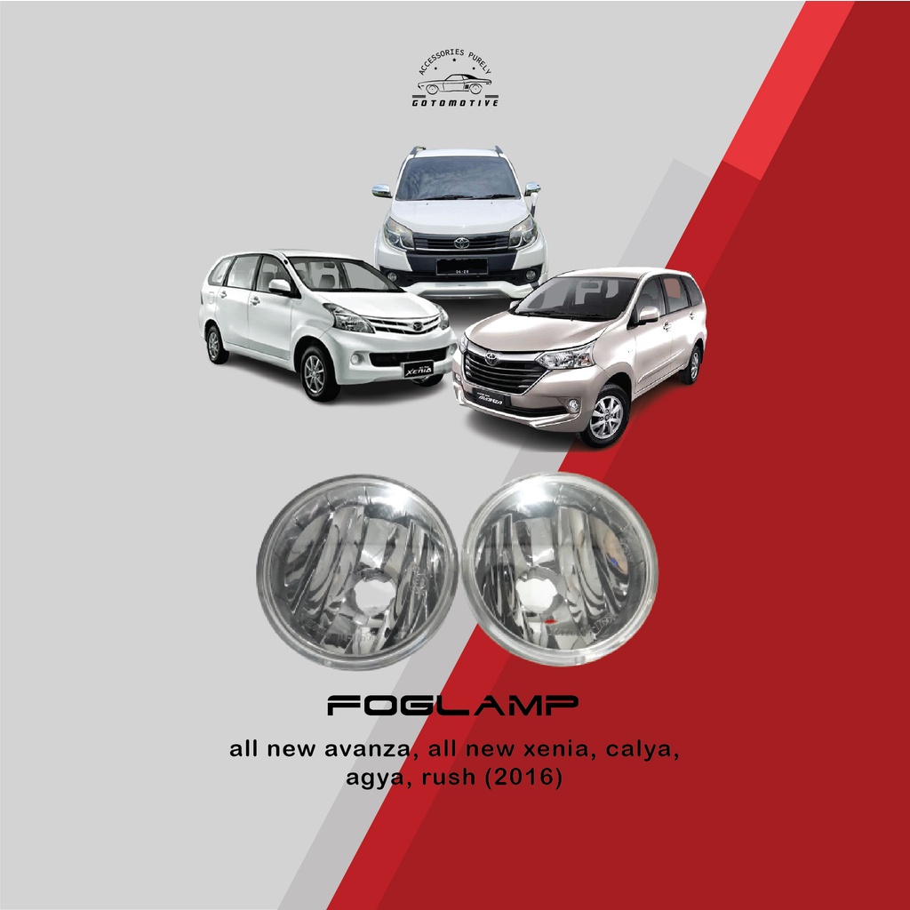 Foglamp Lampu Kabut Avanza Xenia all new Agya Rush 2016