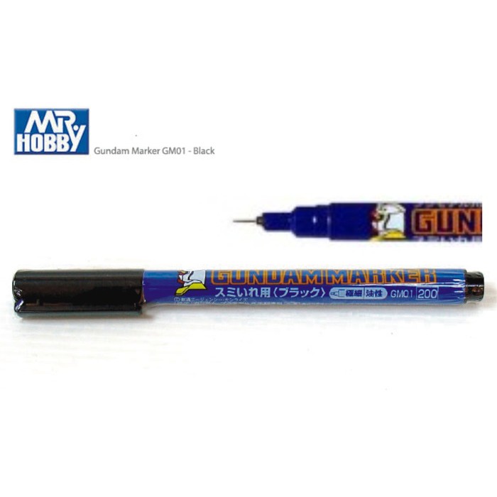 

Gundam Marker #01 Black (Fine-Tip For Panel Lines) - A9A767 - Original Asli